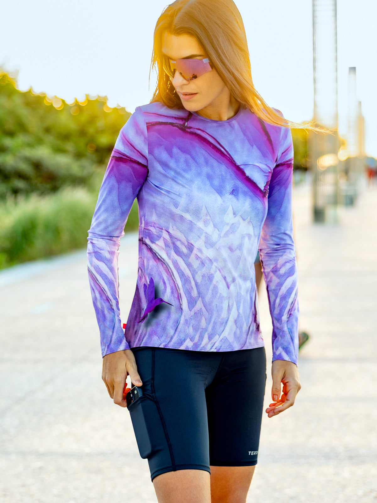 Terry Cargo Bike Short in color || Black