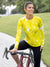 Terry Soleil Long Sleeve Bike Top in Chartreuse Colorway