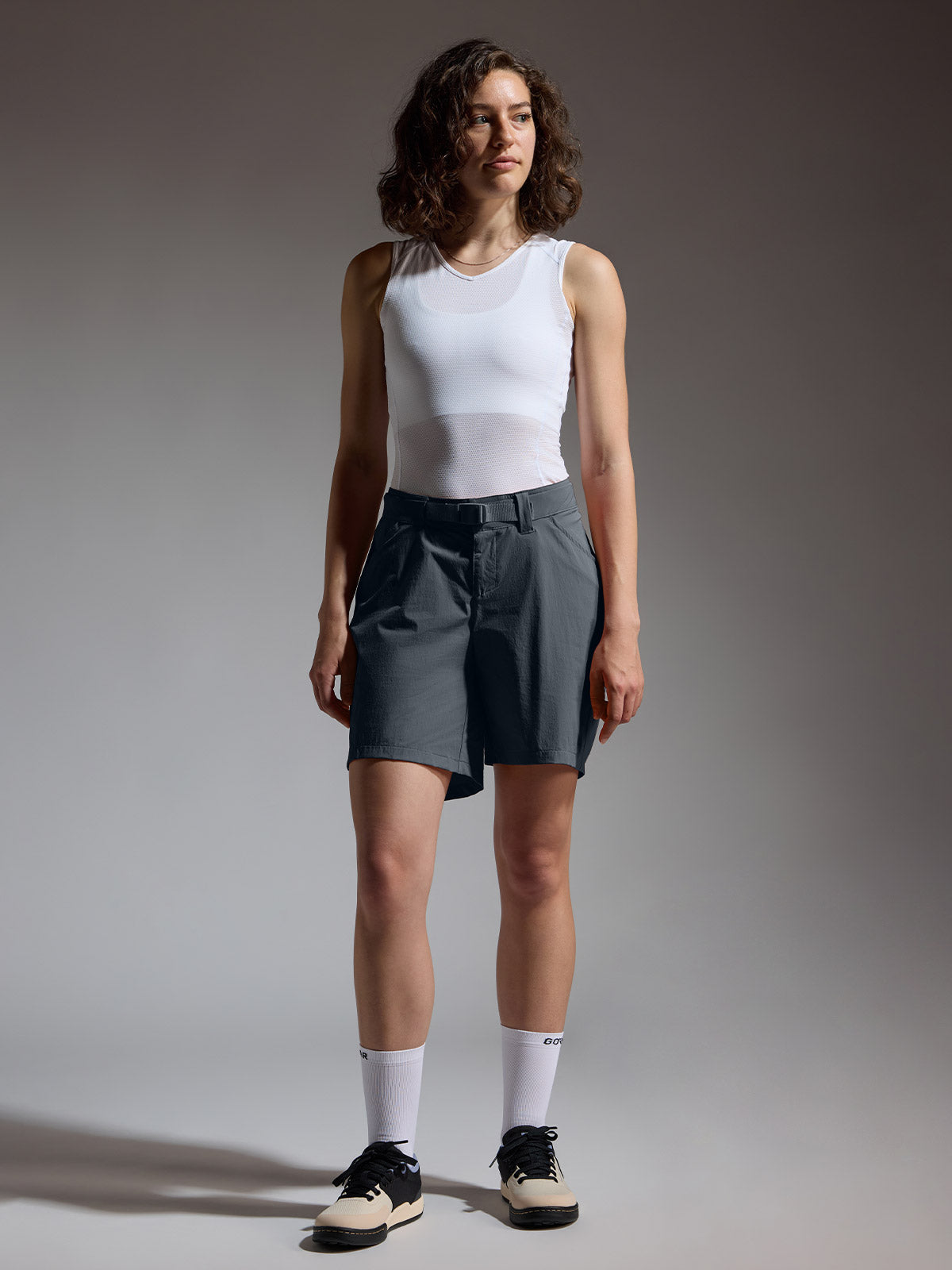 GORE Swiftride Unpadded Bike Shorts in color || Lab Graphite