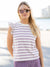 Maloja Malaspina Tank in color || Stormy Lilac Stripe