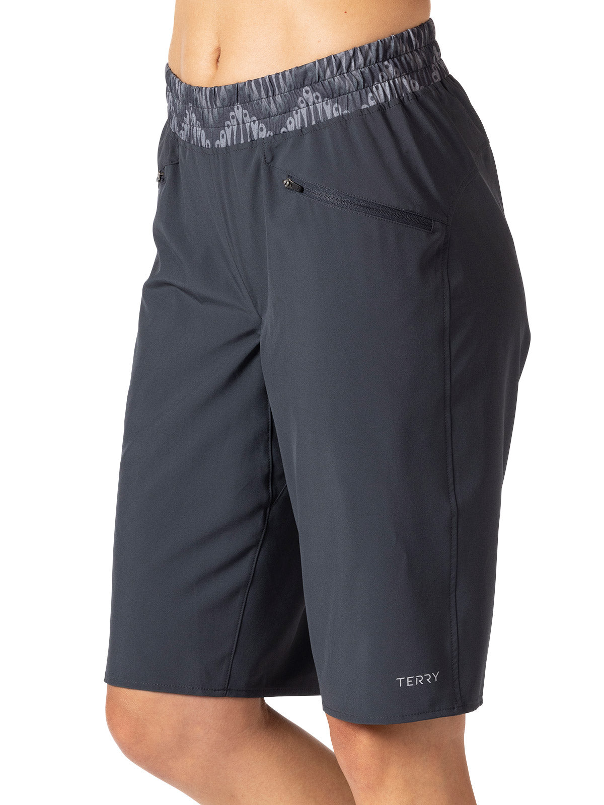 Terry Rover Bike Short in Ebony | Speed Link Colorway