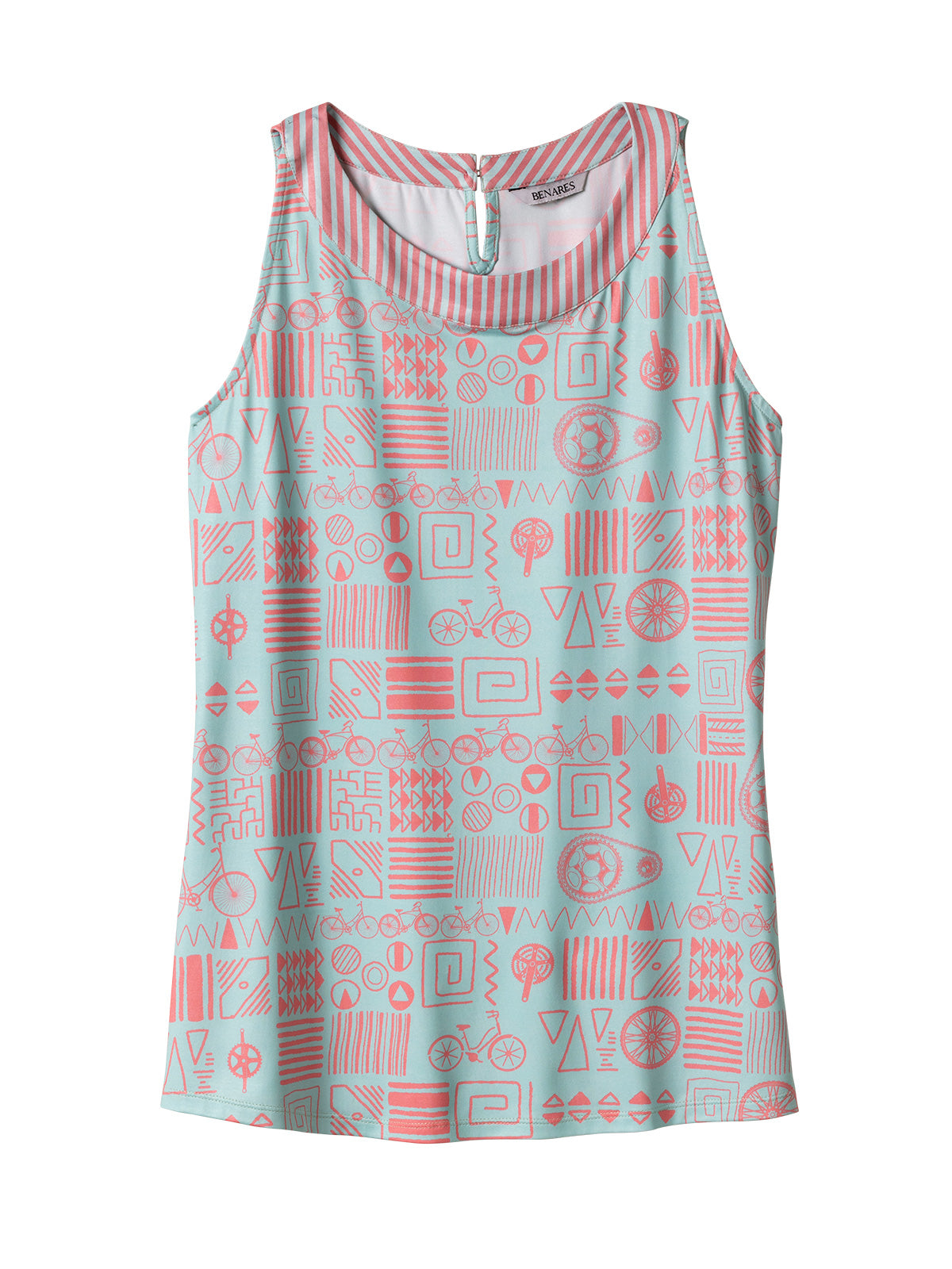 Benares Halter Tank in color || Aqua Heiro