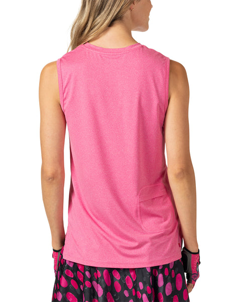 Terry Tech Bike Tank in color || Pink Heather | Aflutter