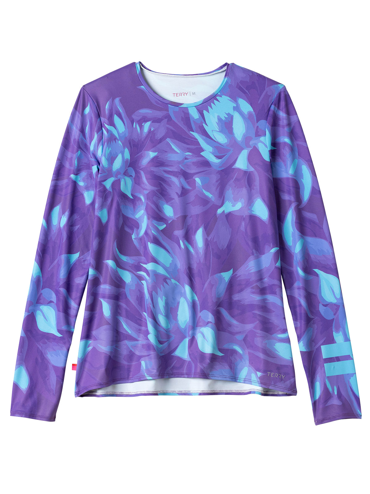 Terry Soleil Flow Long Sleeve Bike Top in Chroma Purple Colorway