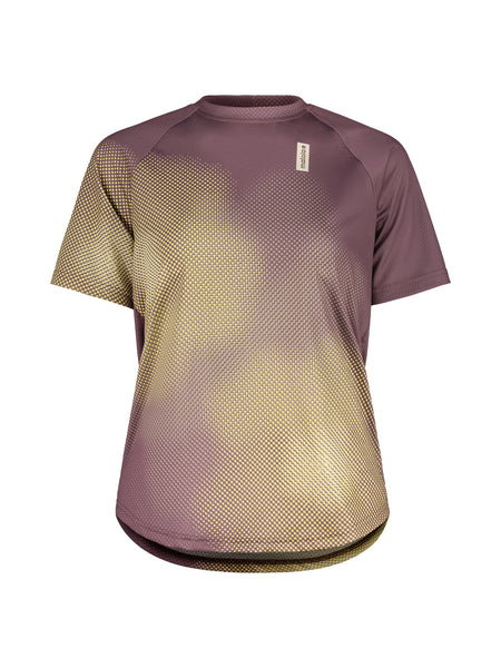 Maloja Oshaka Bike Tee in color || Stormy Lilac Bloom