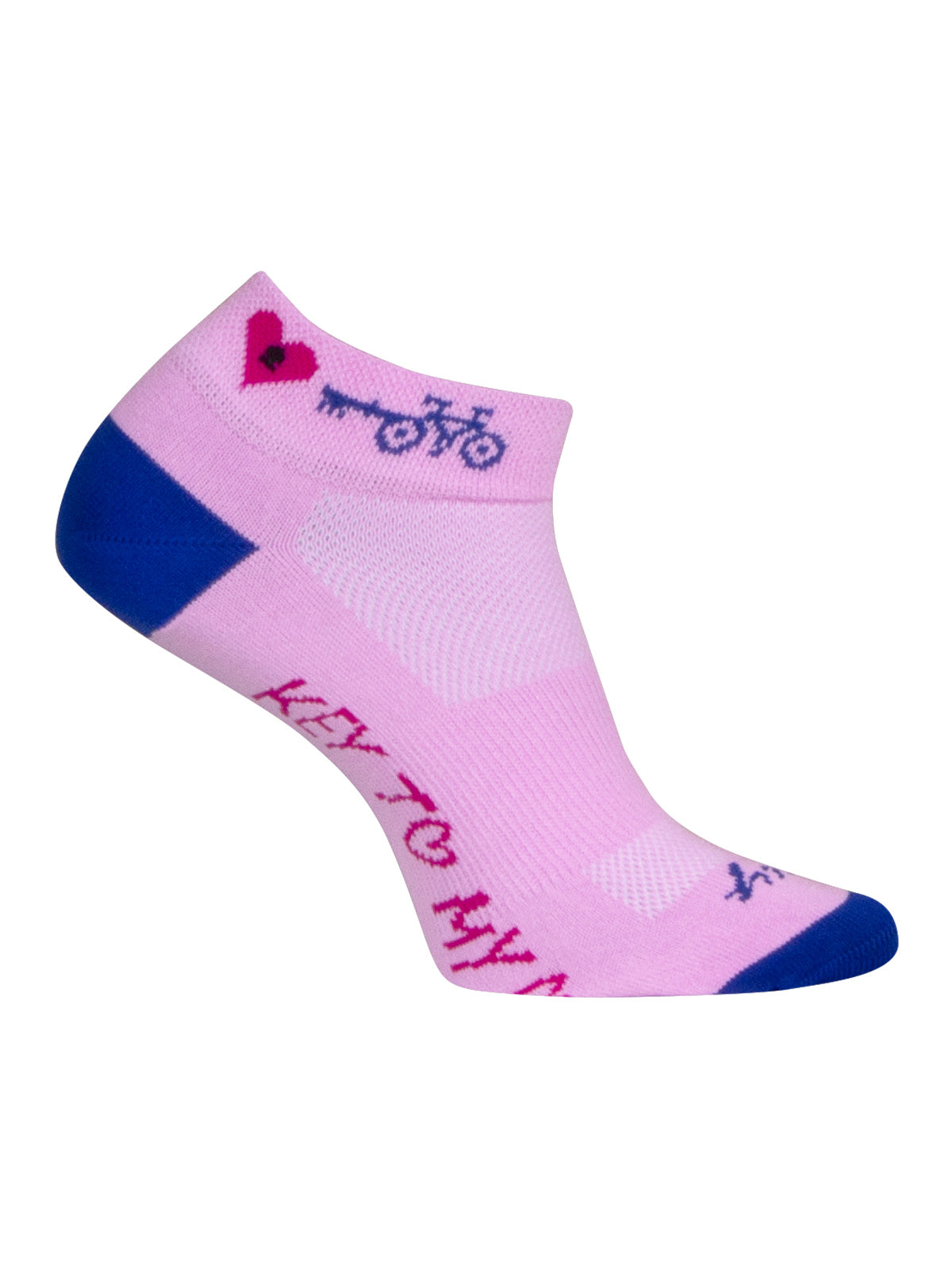 SockGuy Flat Knit 1 Cycling Socks in color || Unlock