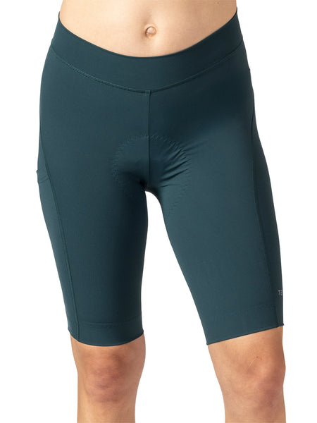 Terry Bike Bermuda Short in color || Emerald