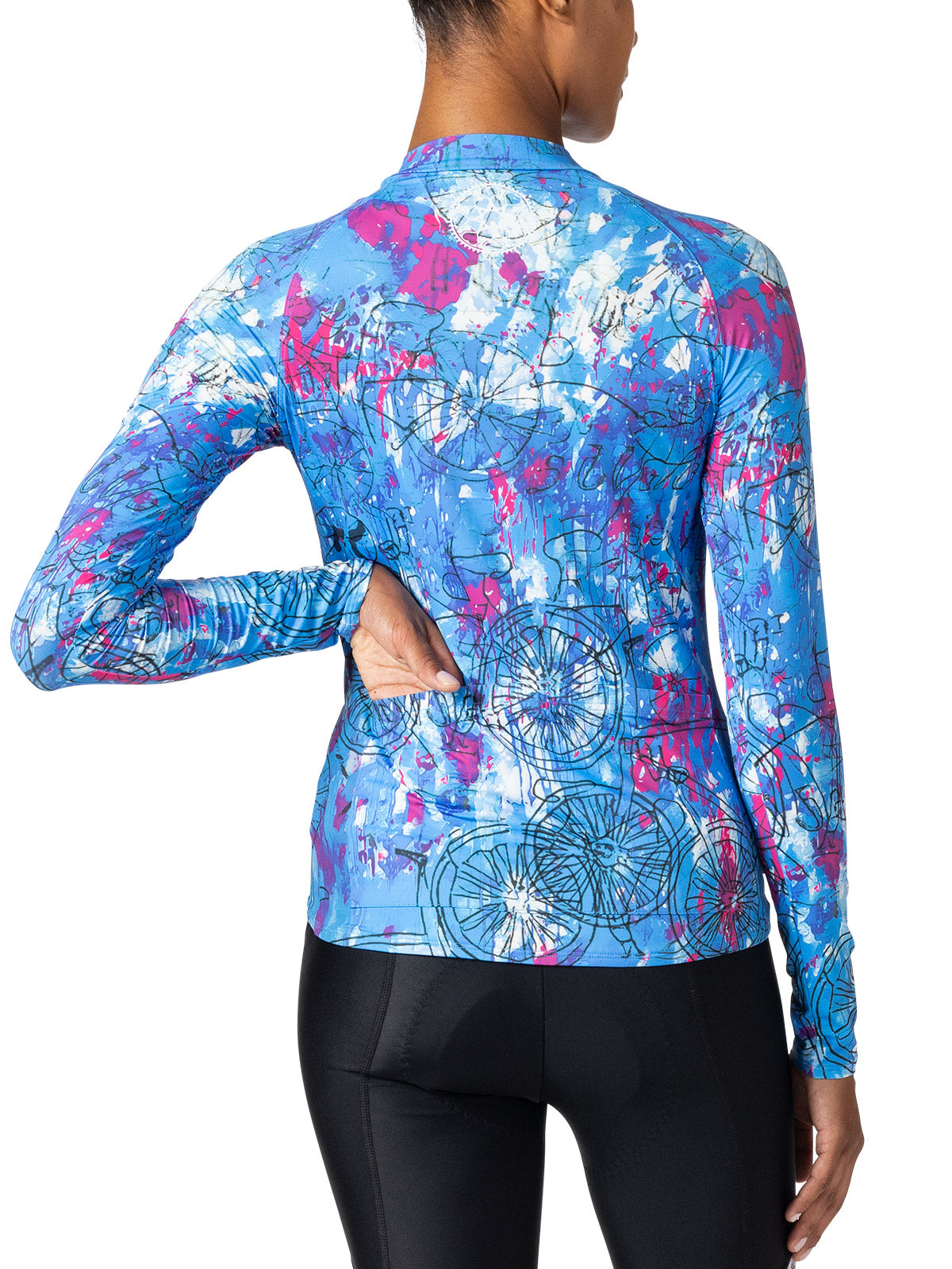 Terry Soleil Long Sleeve Bike Jersey in color || Urban Cadence