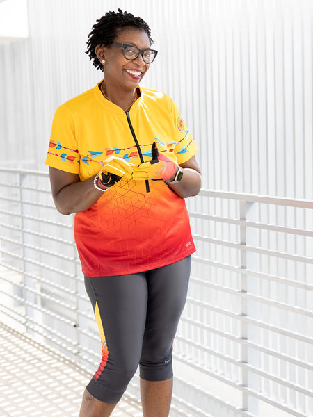 Terry Breakaway Mesh Short Sleeve Bike Jersey in color || Dream Chaser