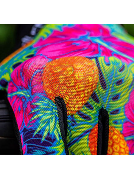 Handup Vented LF Bike Gloves in color || Pineapple Caribbean