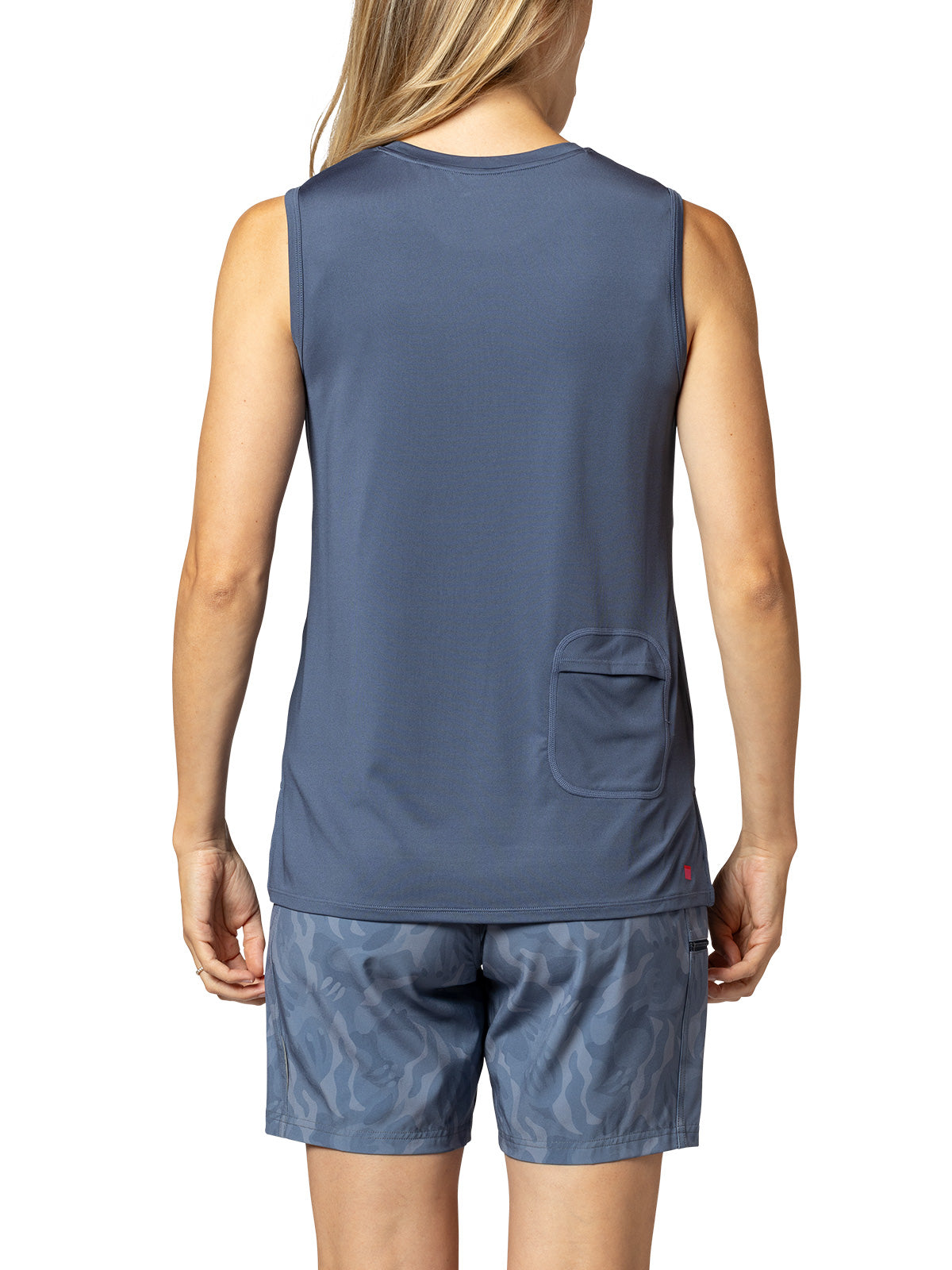 Terry Tech Tee Tank in color || Vintage Indigo Tree of Life
