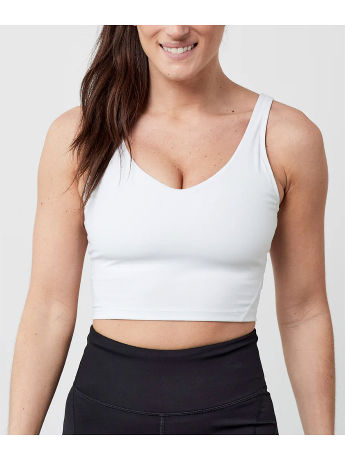 Tiem Athletic TM Sports Bra in White Colorway