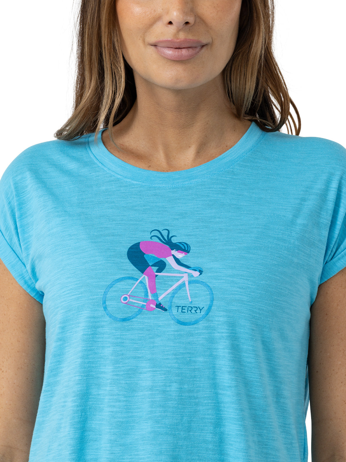 Terry Grace Bike Tee in color || Pacific