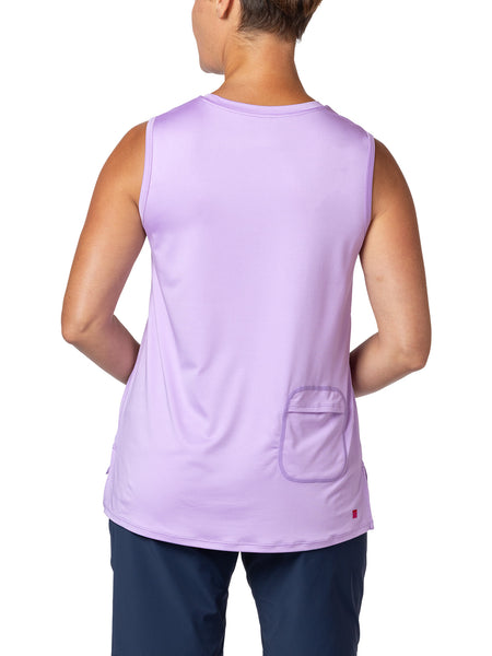 Terry Tech Tee Tank in color || Lavendula T-Girl Trip