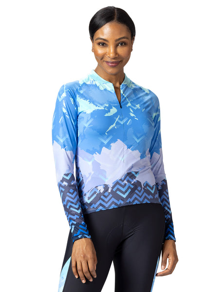 Terry Soleil Long Sleeve Bike Jersey in color || Vail