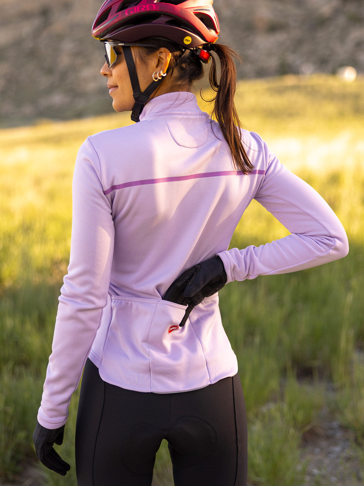 Castelli Sinergia Bike Jersey in color || Purple Mist