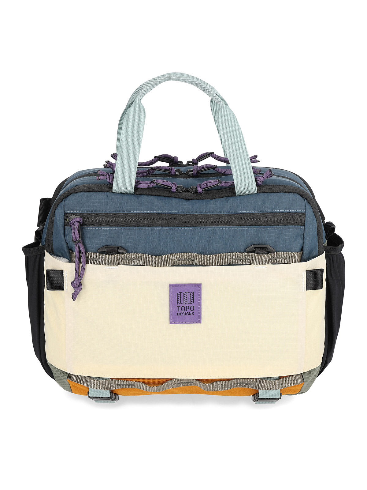 Topo Mountain Crossbody Bag in Pond Blue | Spice Colorway