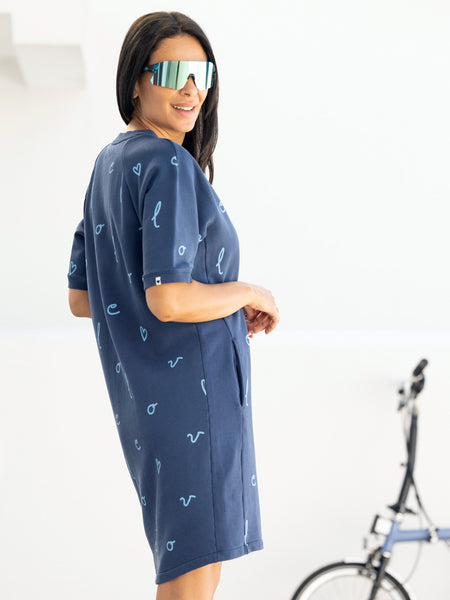 Maloja Soliat Sweatshirt Dress in color || Midnight Velolove