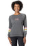 Terry Racer Crewneck Sweatshirt in color || Charcoal