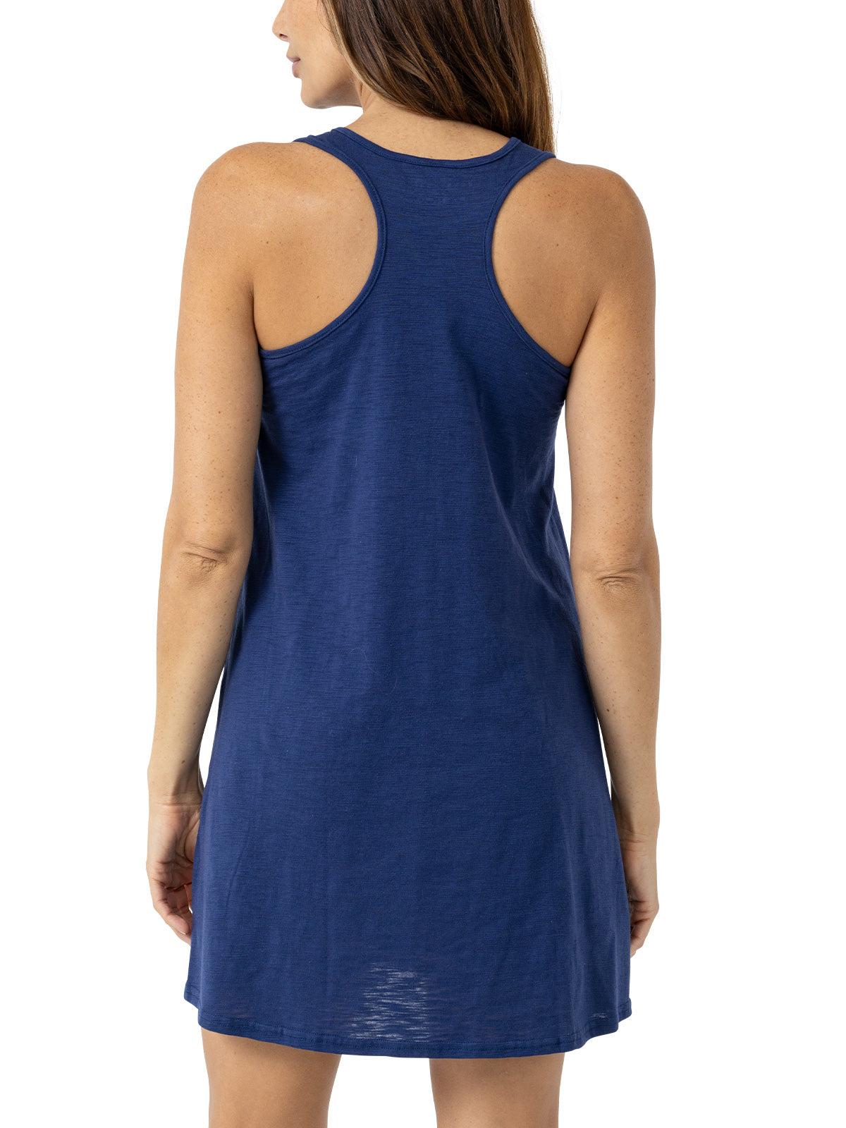 Terry Tank Dress in color || Navy