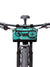 Po Campo Kinga Handlebar Bike Bag LTD in Teal Wheels Colorway