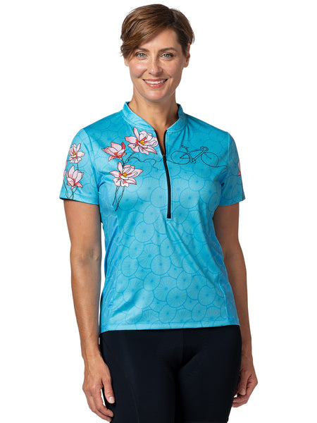 Terry Breakaway Mesh Short Sleeve Bike Jersey in color || Love Letter