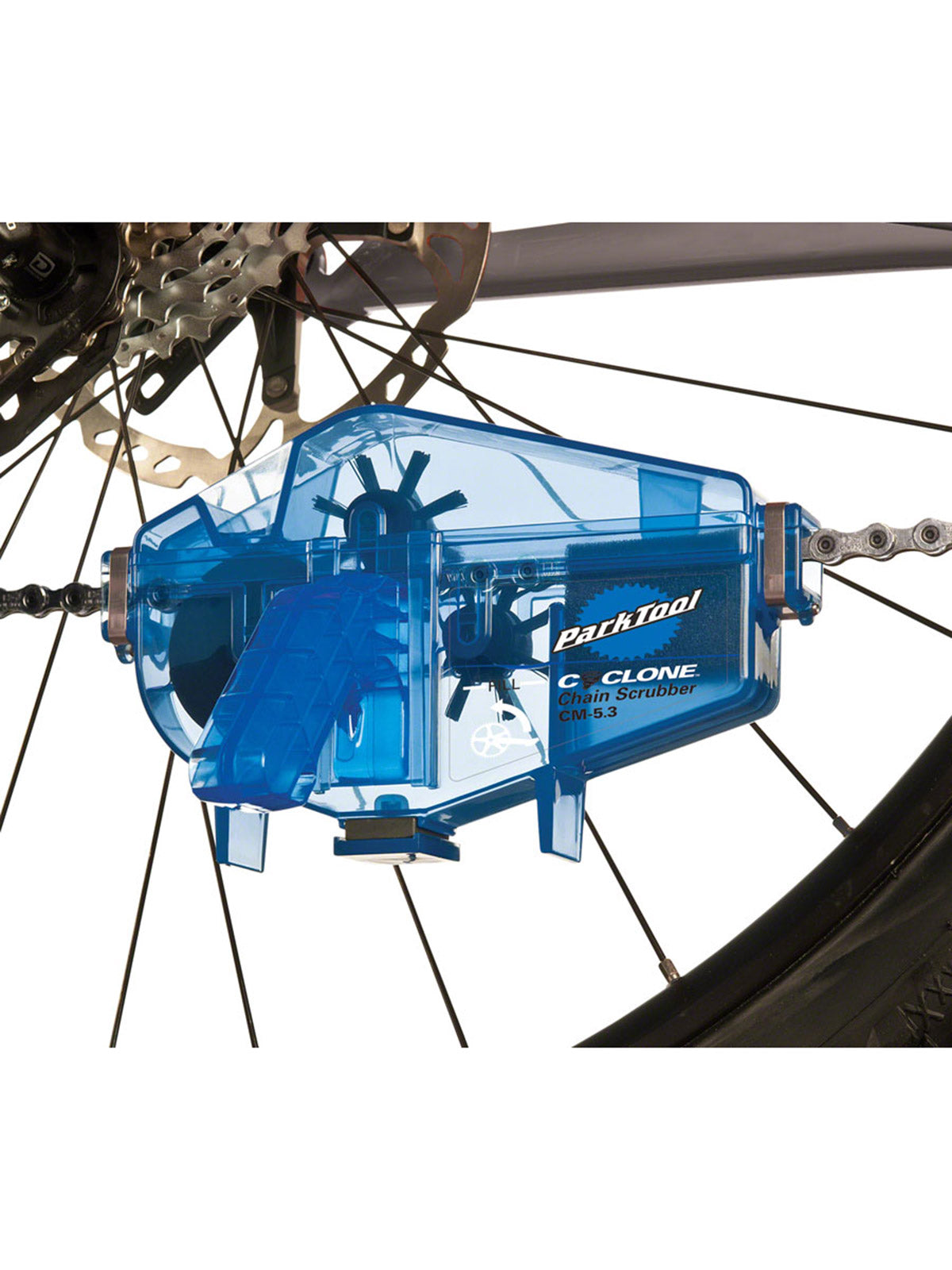 Park Tool Cyclone Chain Scrubber CM 5.3 in color || Blue