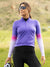 Castelli Corso Thermal Bike Jersey in color || Ultraviolet Purple