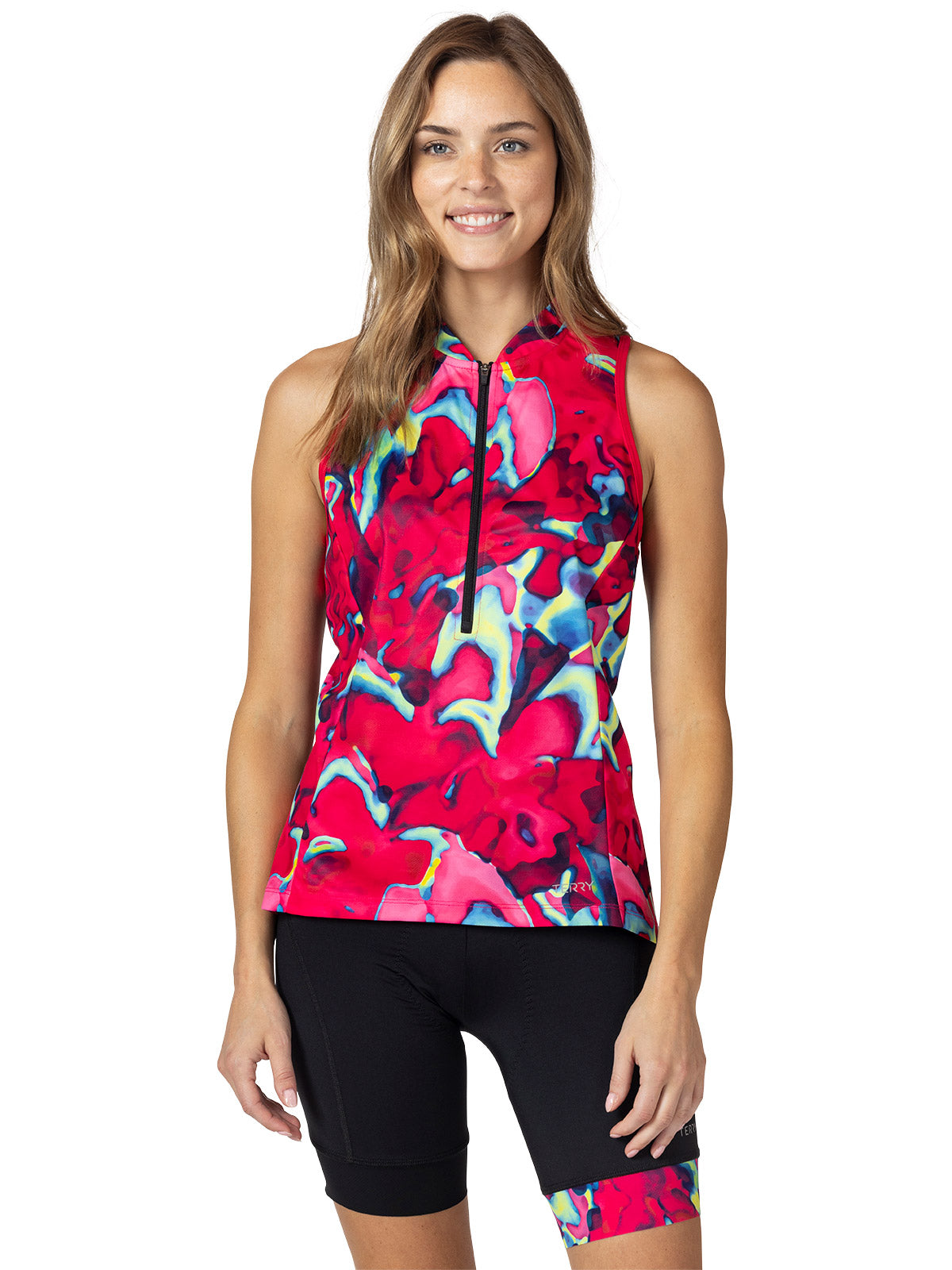 Terry Sun Goddess Bike Jersey in color || Inky Pinky