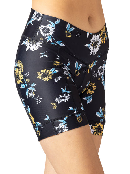 Zoic Printed Essential Padded Bike Liner in color || Flower