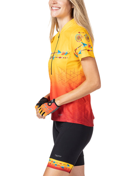 Terry Breakaway Mesh Short Sleeve Bike Jersey in color || Dream Chaser