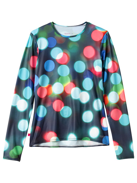 Terry Soleil Long Sleeve Bike Top in color || Holiday Lights