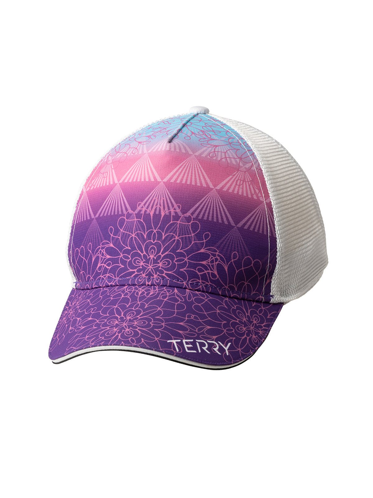 Headsweats Trucker Bike Hat in Pasque Colorway