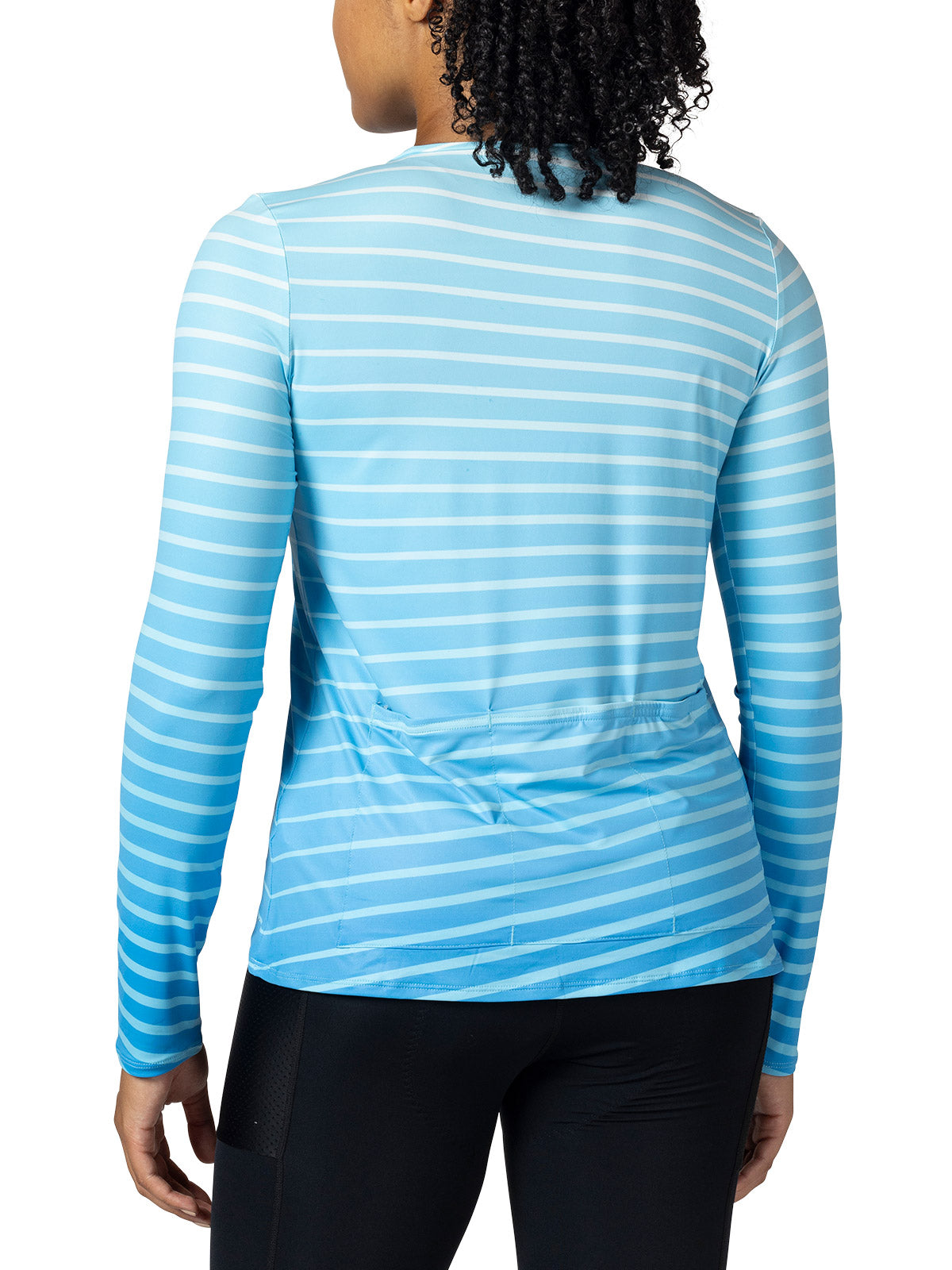 Terry Soleil Flow Long Sleeve Bike Top in color || Diagonal | Blue