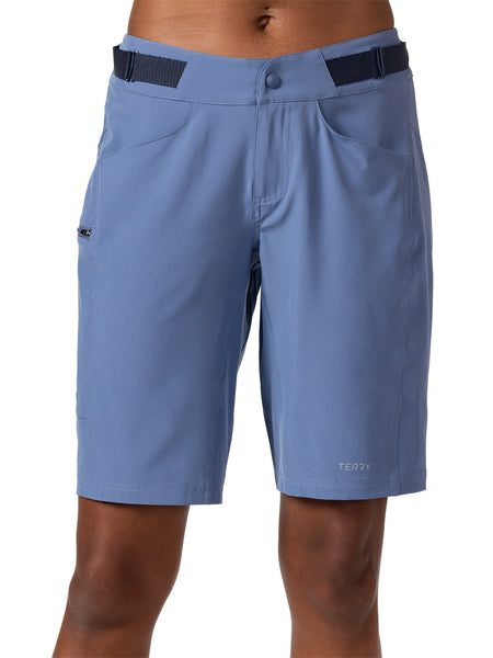 Terry Venture Bike Short (Relaxed Fit) in color || Bluestone