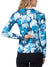 Terry Soleil Long Sleeve Bike Top in color || Blue Echinacea