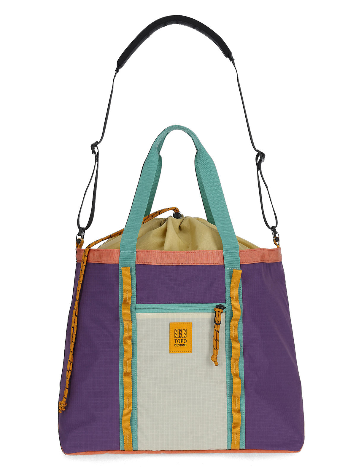 Topo Mountain Utility Bike Tote in color || Loganberry | Bone