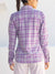 Club Ride Gracie LS Sun Shirt in Lavender Plaid Colorway