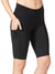 Terry Bike Bermuda Short in color || Black