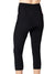 Terry Thermal Hi-Rise Bike Capri in color || Black