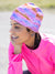 Choucas Glide Lite Under Helmet Ponytail Beanie in color || Sunrise Side