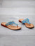 BOs & Co Jilly Beaded Sandal in Multi Blue Colorway