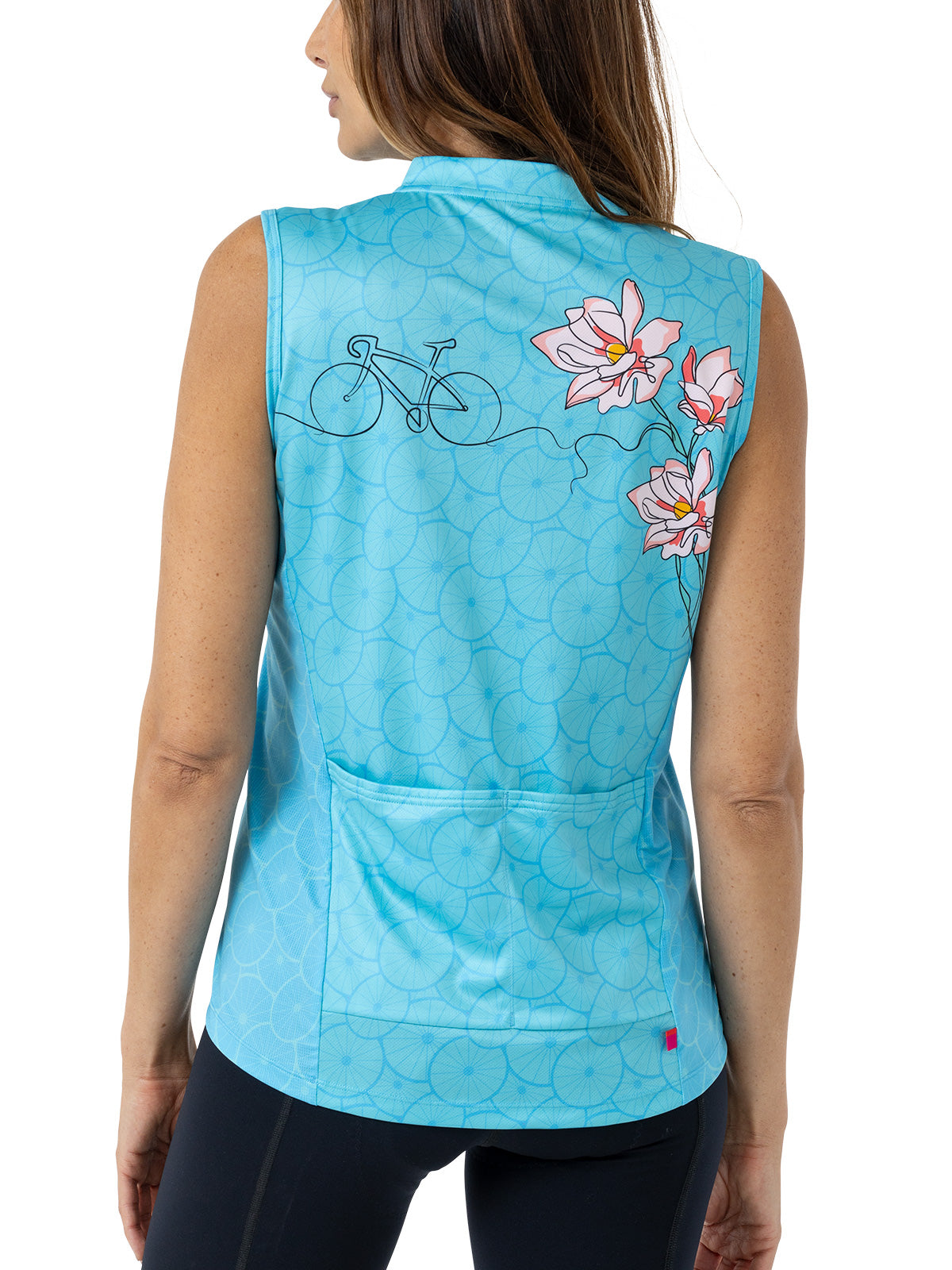 Terry Breakaway Mesh Sleeveless Bike Jersey in color || Love Letter