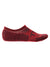 Tiem Athletic Low Cut Performance Wool Bike Socks in color || Merlot