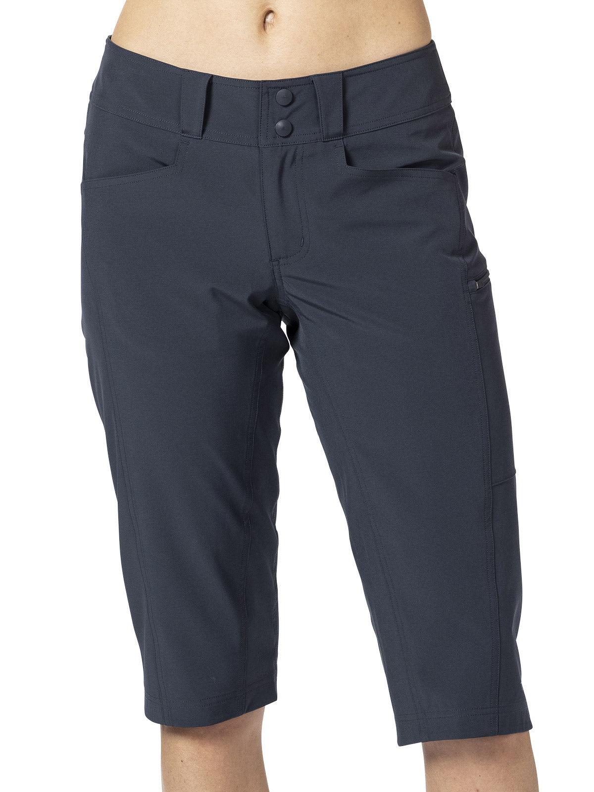 Terry Metro Below The Knee Bike Capri in color || Ebony