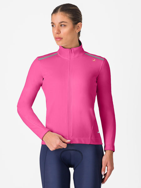 Castelli Espresso Air Bike Jacket in color || Violet Pink