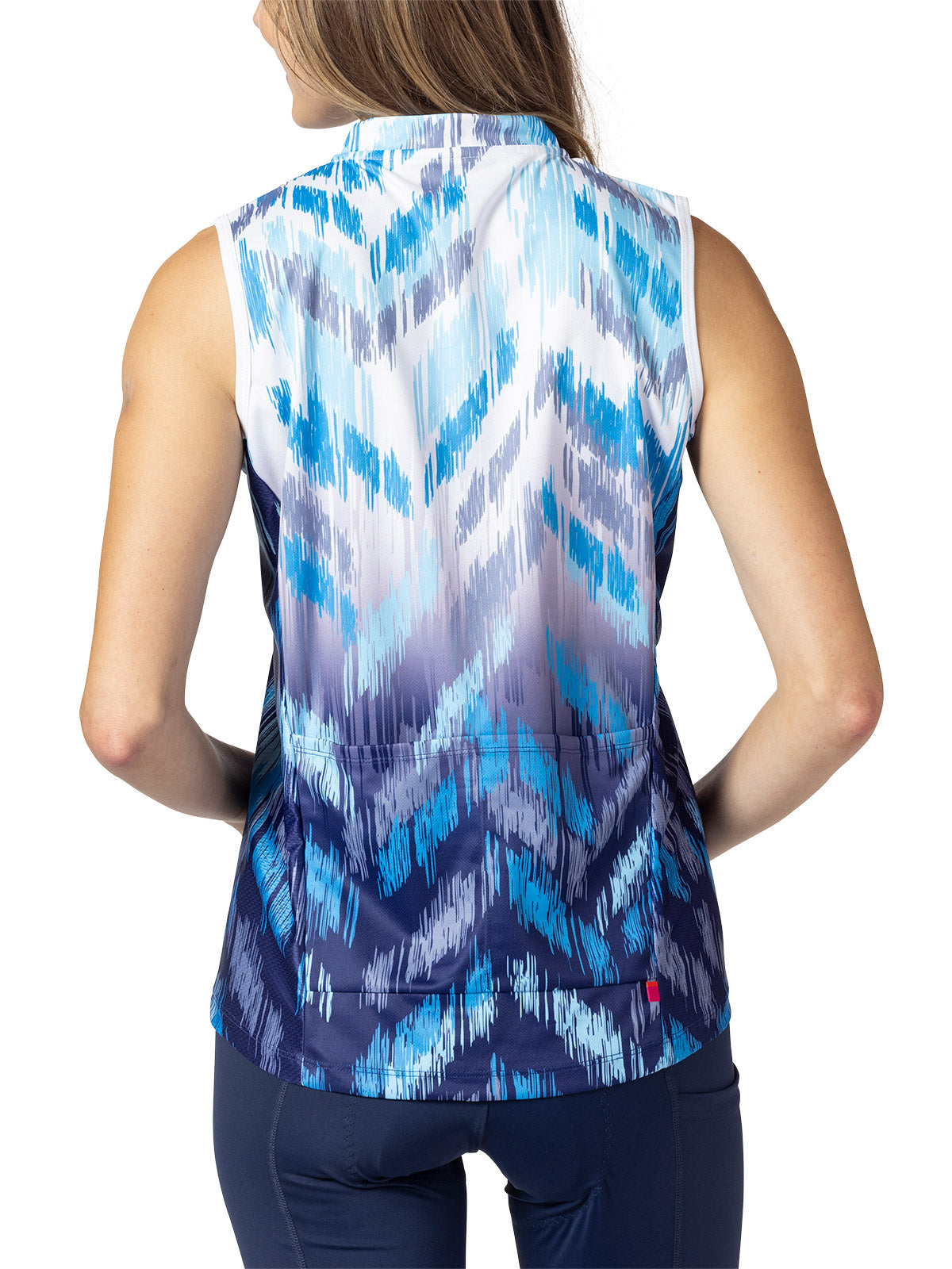 Terry Breakaway Mesh Sleeveless Bike Jersey in color || Ikat