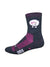  Woolie Boolie Baaad Sheep Sock in color || Charcoal Pink