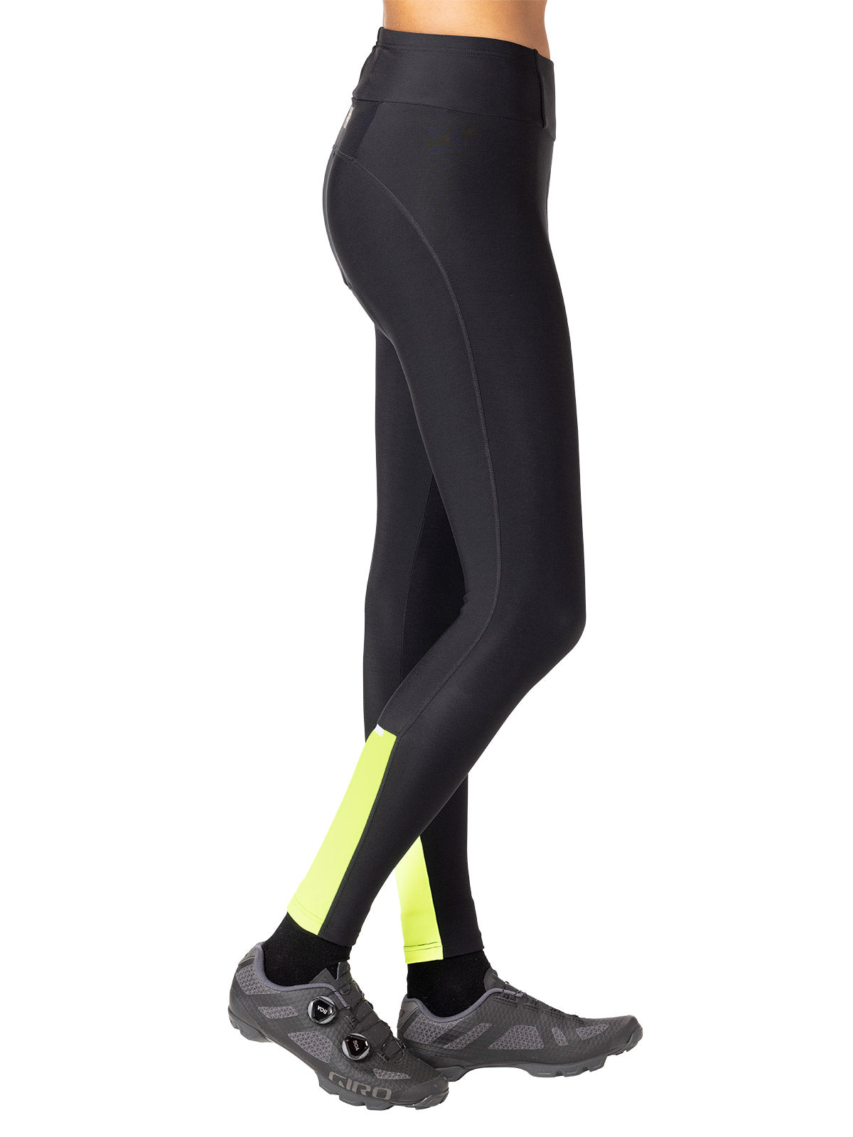 GORE Progress Thermo Bike Tight in Black Neon Colorway