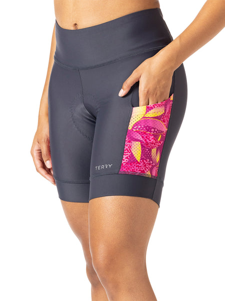 Terry Soleil Bike Short in color || Charcoal | Goldirox